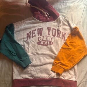 Forever 21 color block Hoodie